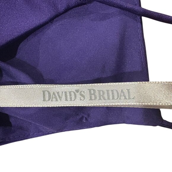 David’s Bridal Custom Fit Girls Purple Dress - Picture 3 of 3
